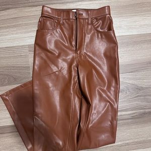 Abercrombie Vegan Leather Pants